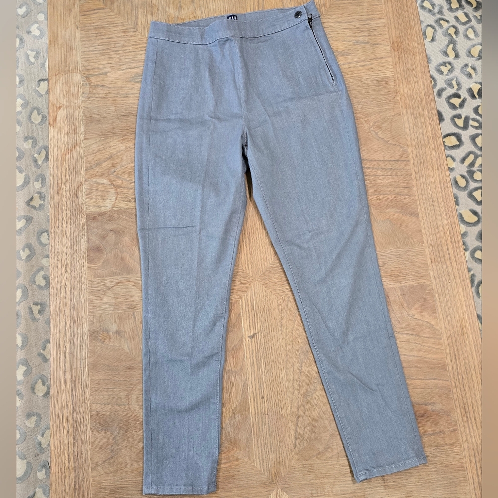 GAP Women's Side Zip Skinny Jeans - Light Gray 30r / 10